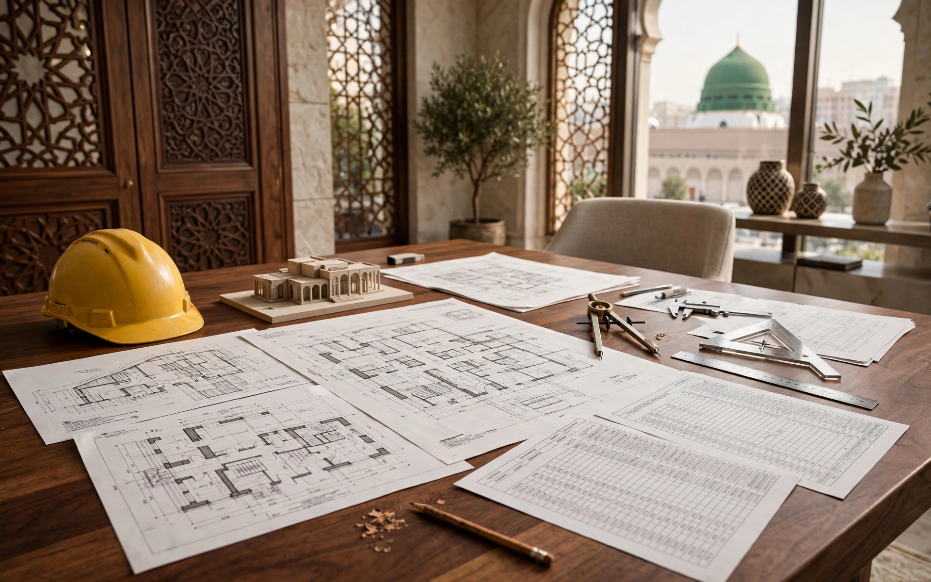 مخططات Shop Drawing وجداول الكميات