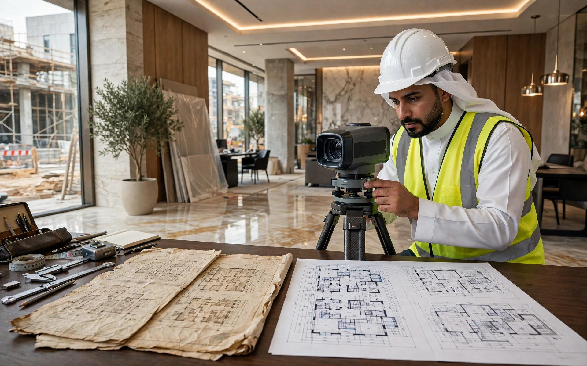 الرفع المساحي والمعماري As-Built